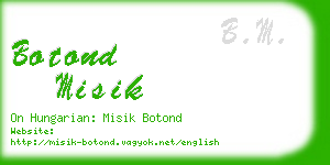 botond misik business card